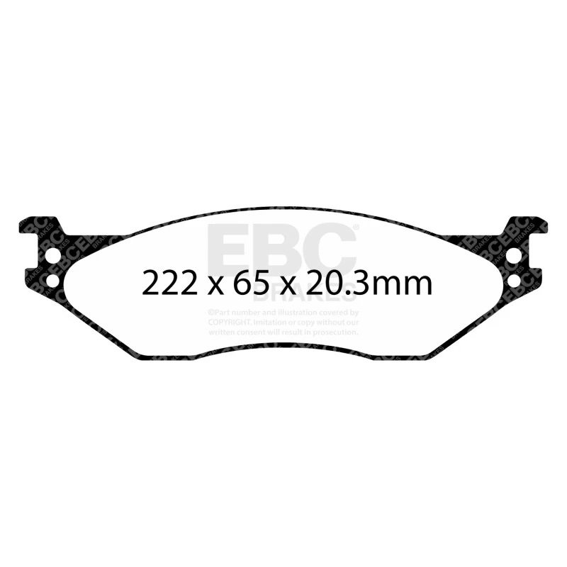 EBC 05-10 Ford F450 Yellowstuff Front Brake Pads