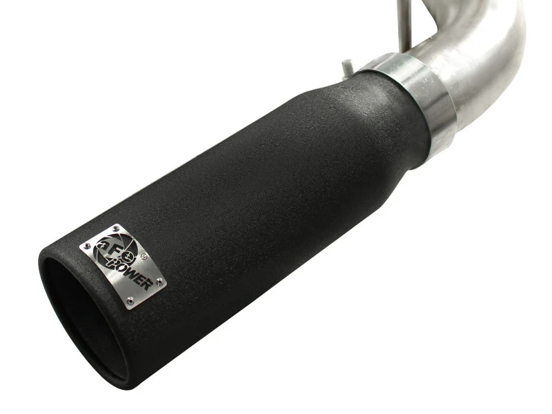 aFe MACHForce XP 2-1/2 Zoll auf 3 Zoll 409 SS Kat-Back Auspuffanlage mit schwarzen Spitzen 10-17 Toyota Tundra V8 5.7L