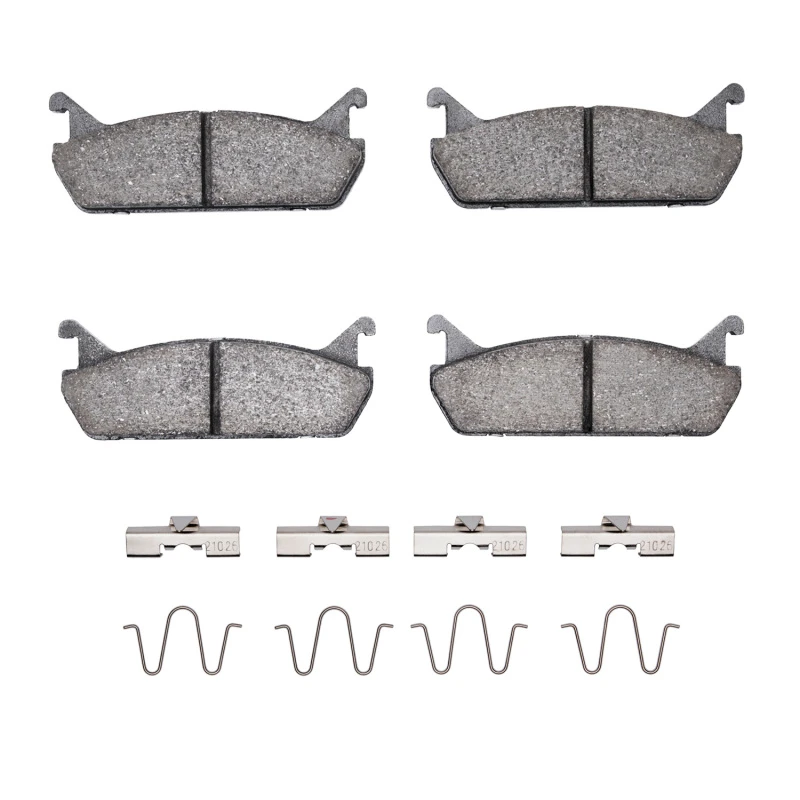 DFC 90-96 Ford Escort Rear 4000 HybriDynamic Brake Pads and Hardware Kit