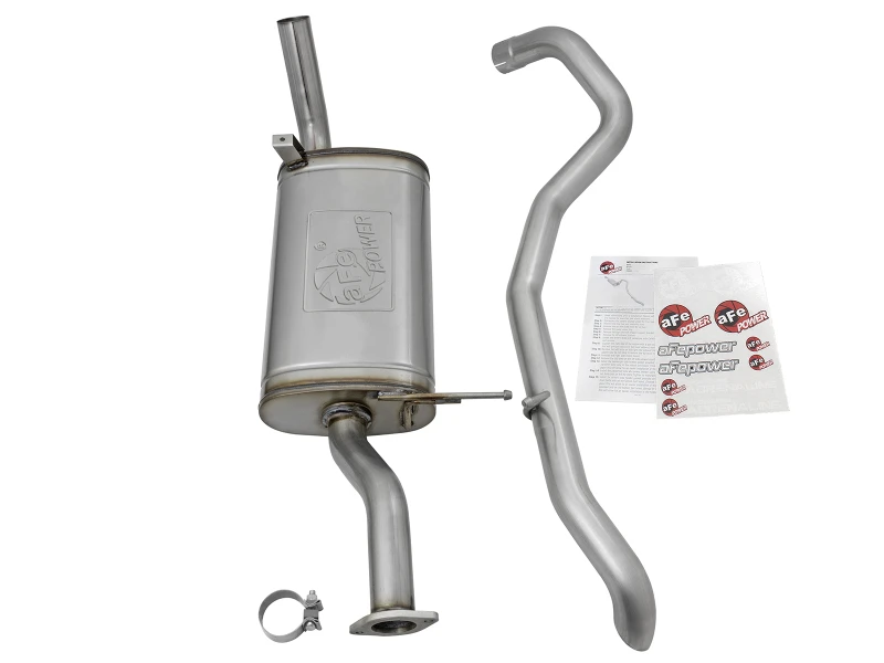 aFe MACHForce XP 2-1/2in 409 SS Katzenschalldämpfer 2001-2016 Nissan Patrol (Y61) I6-4.8L 4-Türer
