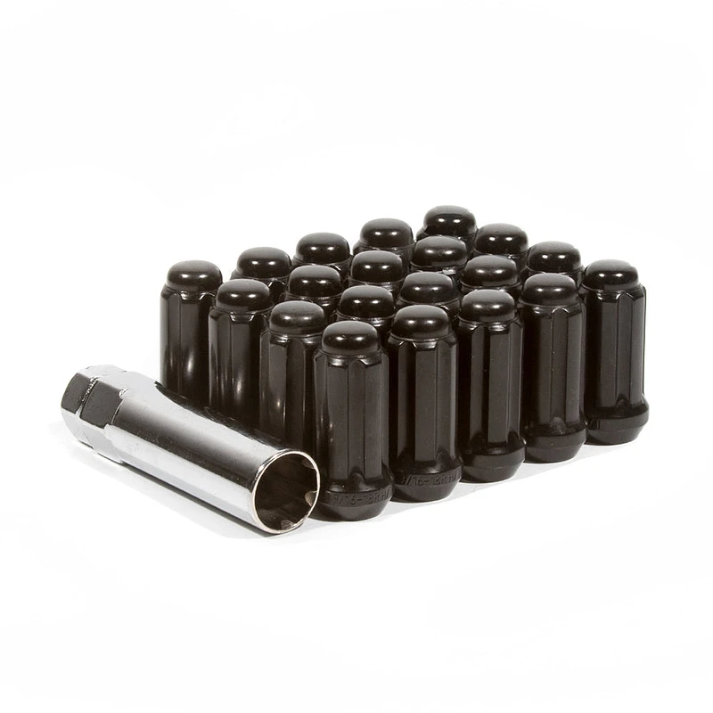 Method Lug Nut Kit - Spline - M14x1.5 - 6 Lug Kit - Black - 24 Pieces