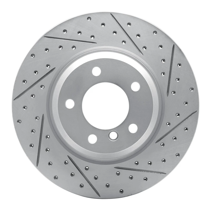 DFC 06-12 BMW 330xi Front Right Drilled & Slotted Geoperformance Rotor