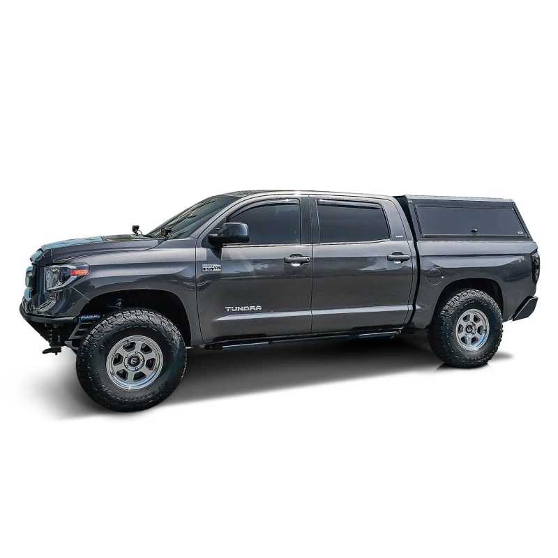 Westin EXP Truck Cap COMPLETE KIT A + BS (07-21 Toyota Tundra CrewMax 5.5ft. Bed) - Black