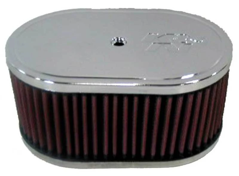 K&N Custom Oval-Rennluftfilter L=7 Zoll B=4 Zoll H=3,25 Zoll