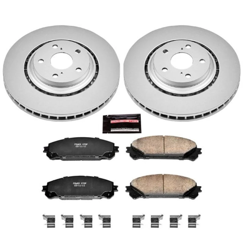 powerstop_CRK4713-6794584f1f49d Power Stop 15-17 Lexus NX200t Front Z17 Evolution Geomet Coated Brake Kit