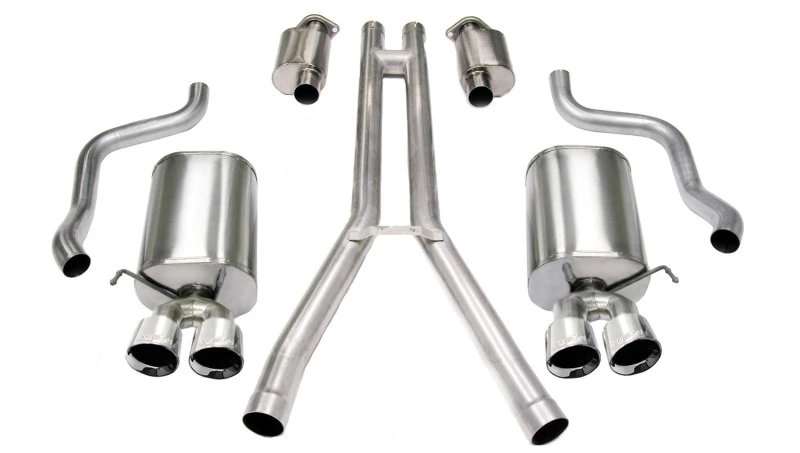 Corsa 2004-2008 Cadillac XLR 4.6L Polierter Sport-Kat-Back-Auspuff