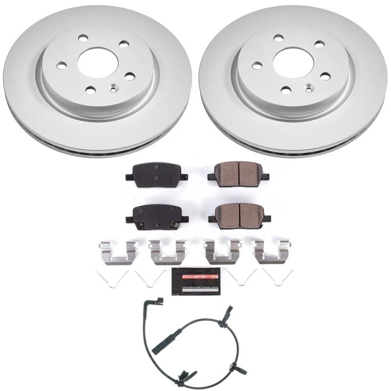 Power Stop 2020 Cadillac CT6 Rear Z23 Coated Brake Kit