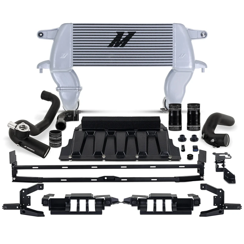 Mishimoto 21+ Bronco 2.3L Hochmontage-Intercooler-Kit SL Core BK Rohre