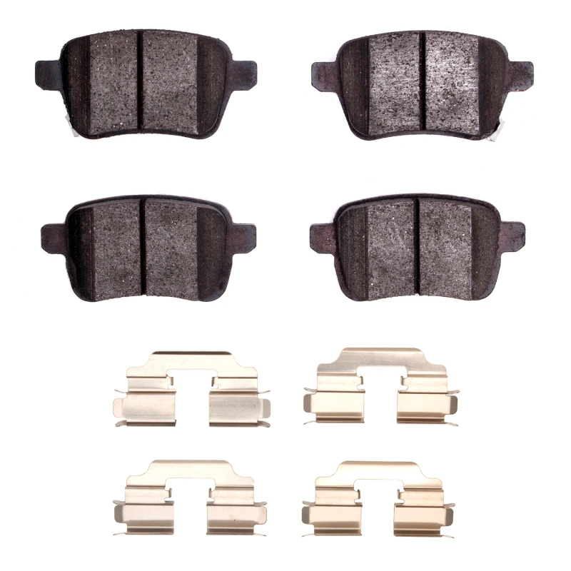 DFC 14-19 Fiat 500L Rear Euro 5000 Ceramic Brake Pads and Hardware Kit