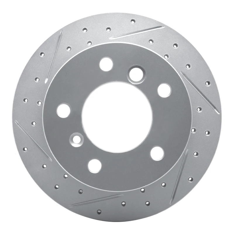 DFC 02-18 Dodge Sprinter 3500 Rear Left Drilled & Slotted Geoperformance Rotor