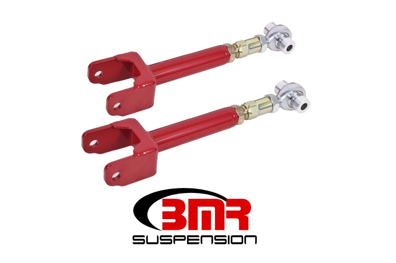 BMR 64-67 A-Body Obere Kontrollarme On-Car-Verstellsystem mit Stangenenden - Rot
