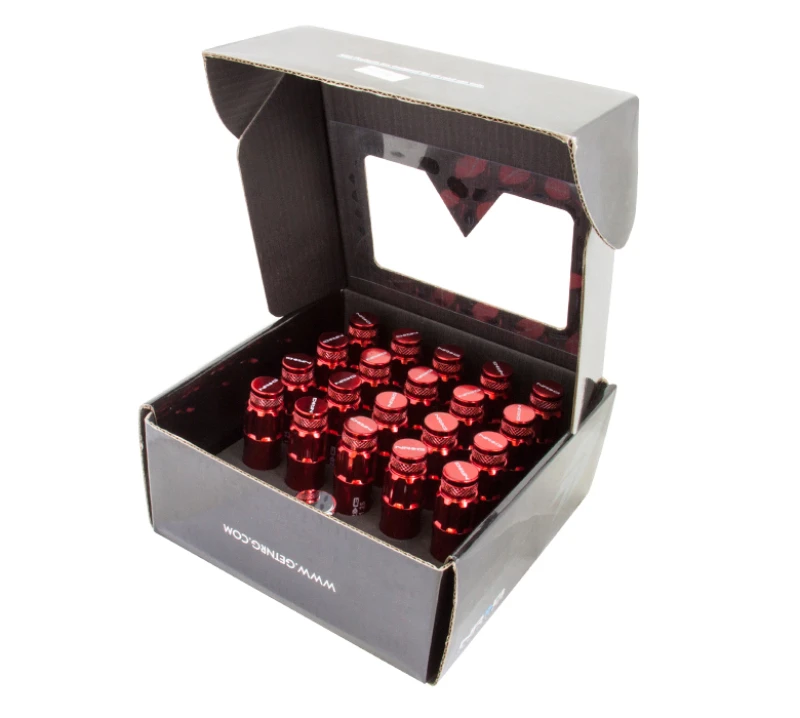 NRG 700 Series M12 X 1.5 Stahlradmuttern mit Staubkappenschutz