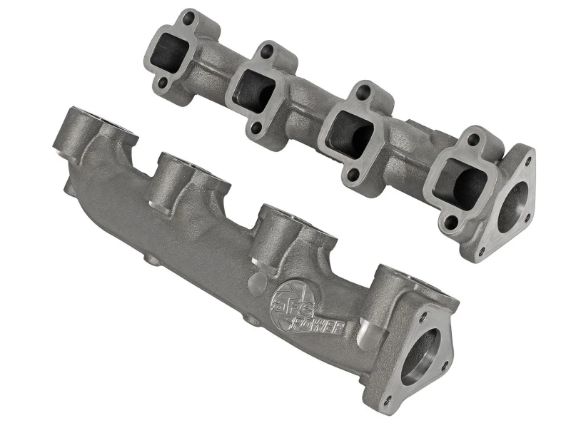 afe_46-40024-6792cef152866 aFe Power BladeRunner Ported Ductile Iron Auspuffkrümmer 01-16 GM Diesel Trucks V8-6.6L (td)