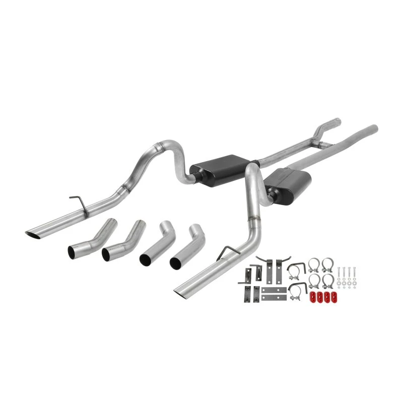 Flowmaster 64-66 Mustang V8 American Thunder SS Crossmember-Back Exhaust System