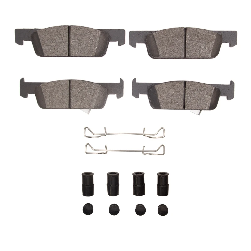 DFC 16-19 Smart Fortwo Front Euro 5000 Ceramic Brake Pads and Hardware Kit