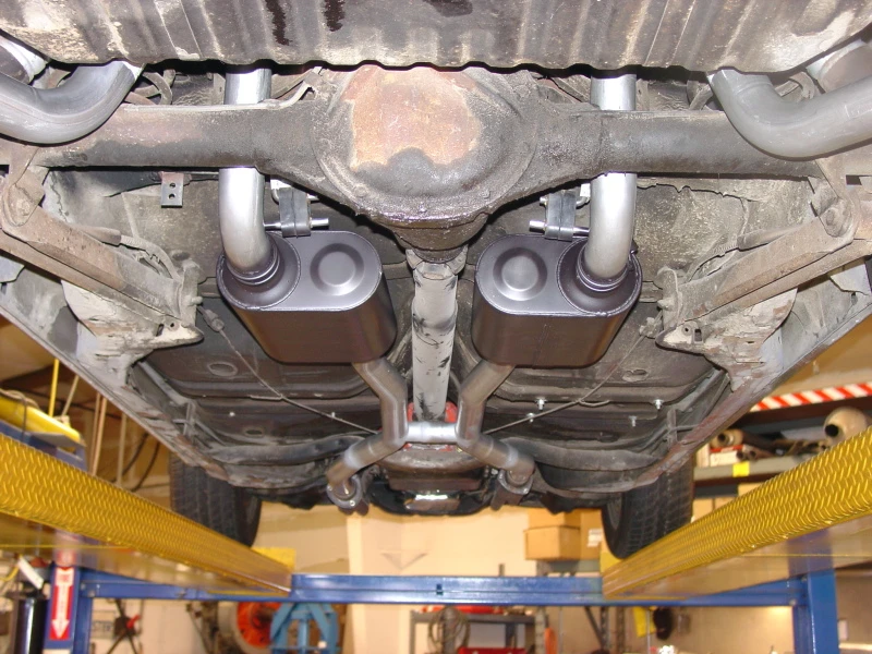 Flowmaster 64-72 GM A-BODY 2.5 in. American Thunder Crossmember-Back Exhaust System