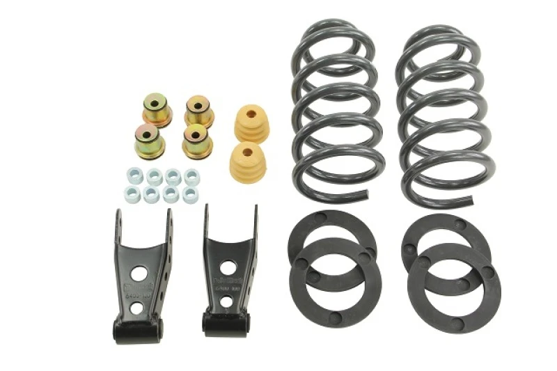 Belltech Tieferlegungskit 14 Silverado/Sierra Alle Kabine 2WD 1 Zoll oder 2 Zoll vorne/2 Zoll oder 3 Zoll hinten ohne Stoßdämpfer