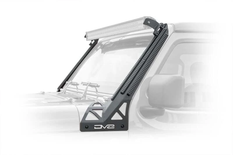 DV8 Offroad Picatinny Rail A-Säule Lichthalterung für 2018+ Jeep JL / Gladiator