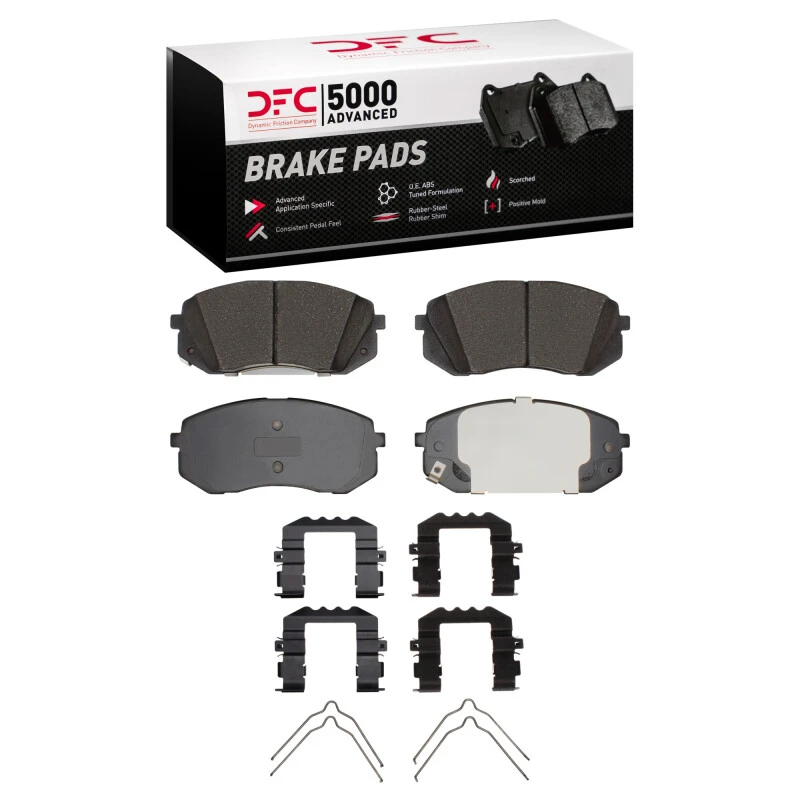 DFC 16-20 Hyundai Sonata Front 5000 Advanced Ceramic Brake Pads and Hardware Kit