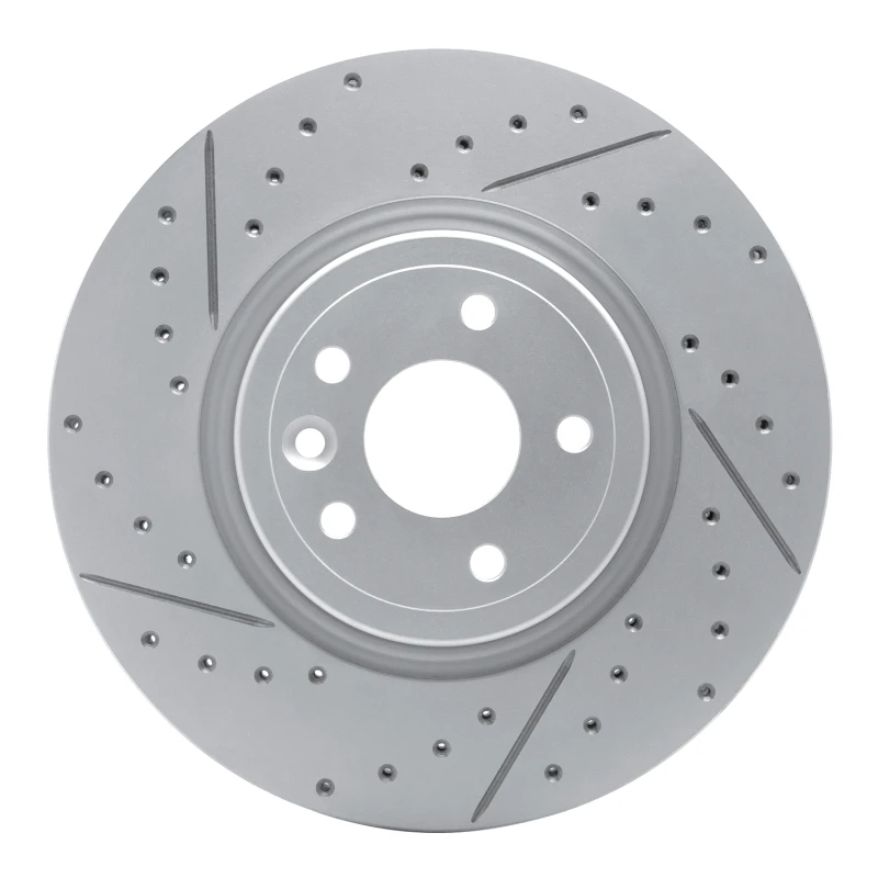 DFC 17-20 Jaguar Xf Front Left Drilled & Slotted Geoperformance Rotor