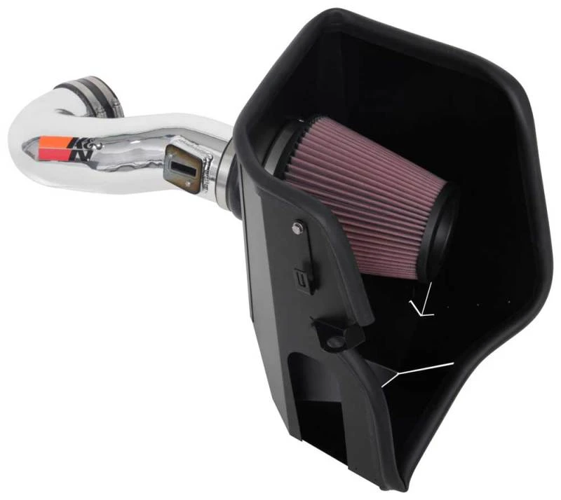 K&N 2019 Chevy Silverado / GMC Sierra 1500 V8-5.3/6.2L Leistungs-Luftansaugkit