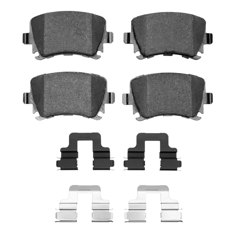 DFC 05-11 Audi TT Rear 5000 Advanced Low Metallic Brake Pads and Hardware Kit