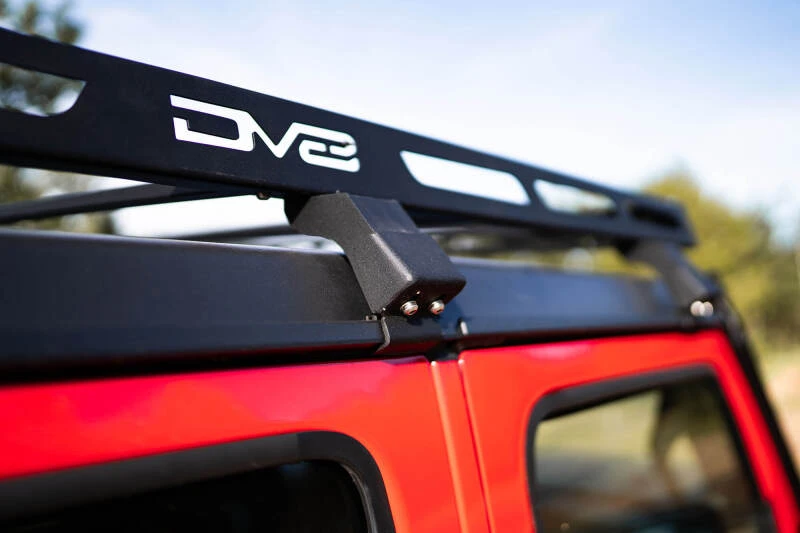 DV8 Offroad 07-18 Jeep Wrangler JK 4 DR / JL 2 DR & JT / 18+ Gladiator Roof Rack