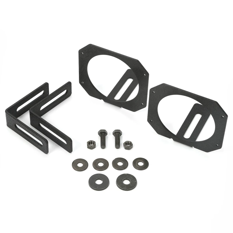 Rugged Ridge 07-18 Jeep Wrangler JK 3,5-Zoll-Rund- / 3-Zoll-Cube-LED-Licht-Halterungen