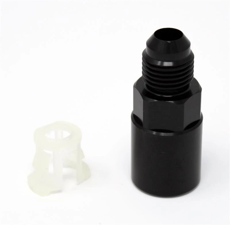 Torque Solution Push-On Quick Disconnect Adapter Fitting: 3/8IN SAE to -8AN Male Flare