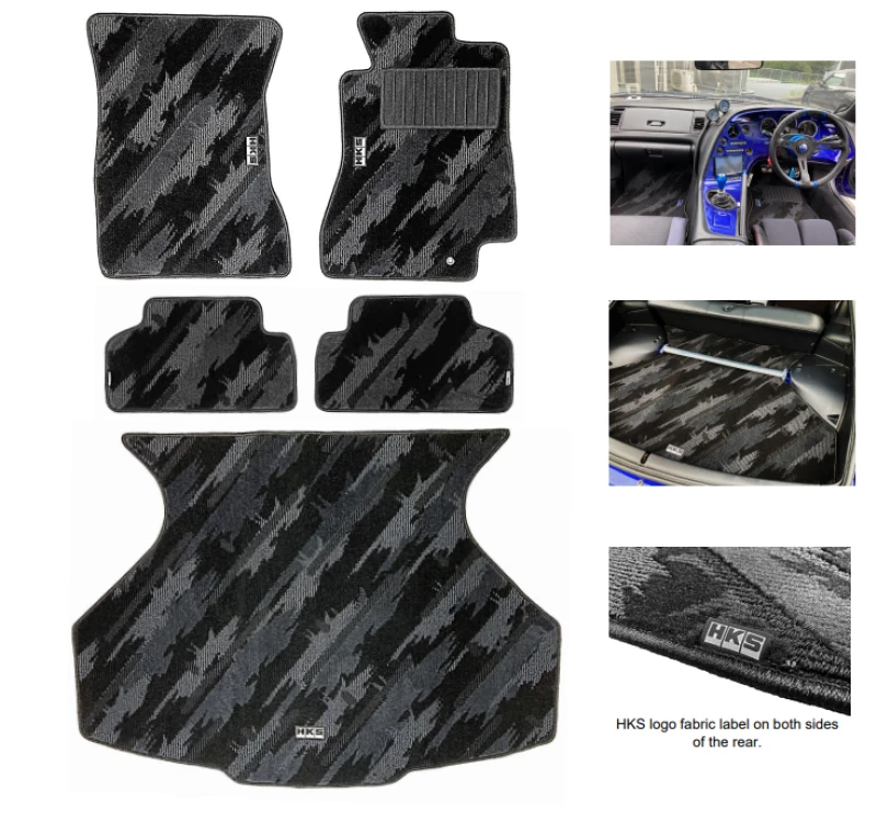 HKS Fußmatten Full Set für Toyota Supra JZA80 RHD