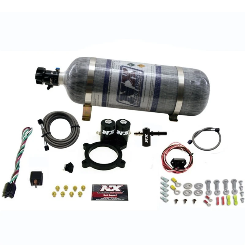 Nitrous Express 2014+ GM 5.3L LKW Nitrous Platten-Kit (50-250PS) mit Composite-Flasche