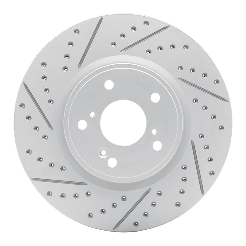 DFC 13-25 Acura RDX Front Left Drilled & Slotted Geoperformance Rotor
