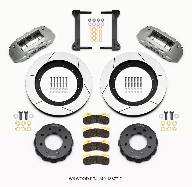 Wilwood TX6R Vorderes Bremse-Kit 16,00 Zoll Clear Ano 1999-2010 GM H2 Truck/SUV 2500