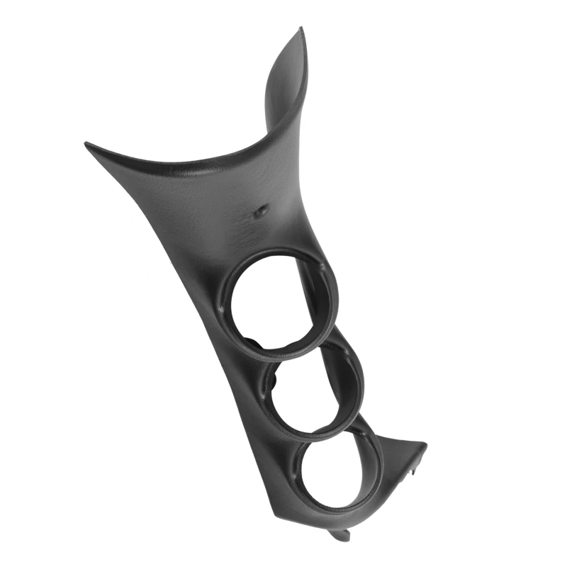 Autometer 07-12 Chevy Silverado/Duramax / 07-12 GMC Sierra/Duramax mit Lautsprecher Schwarz Triple Pillar Pod