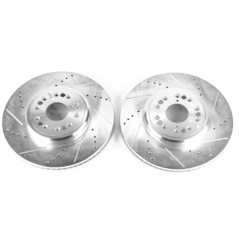 powerstop_JBR789XPR-67944dabadc8e Power Stop 95-00 Lexus LS400 Front Evolution Drilled & Slotted Rotors - Pair