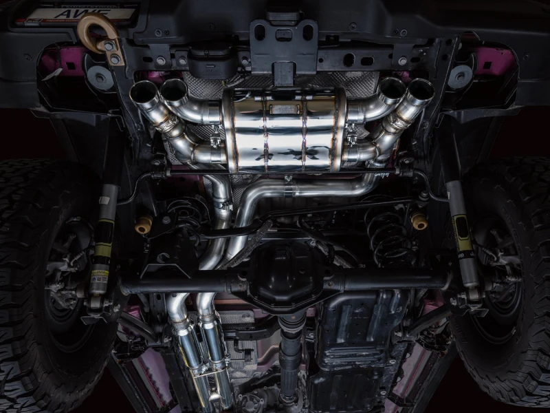 AWE 21+ Wrangler 392 Switchpath Kat-Back Auspuff- Quad BashGuards