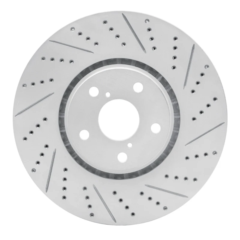 DFC 07-11 Lexus Gs350 Right Front Drilled & Slotted Geoperformance Rotor