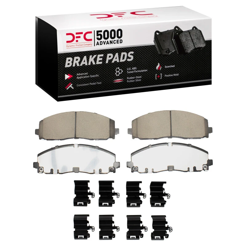 DFC 18-25 Jeep Gladiator Front 5000 Advanced Ceramic Brake Pads and Hardware Kit