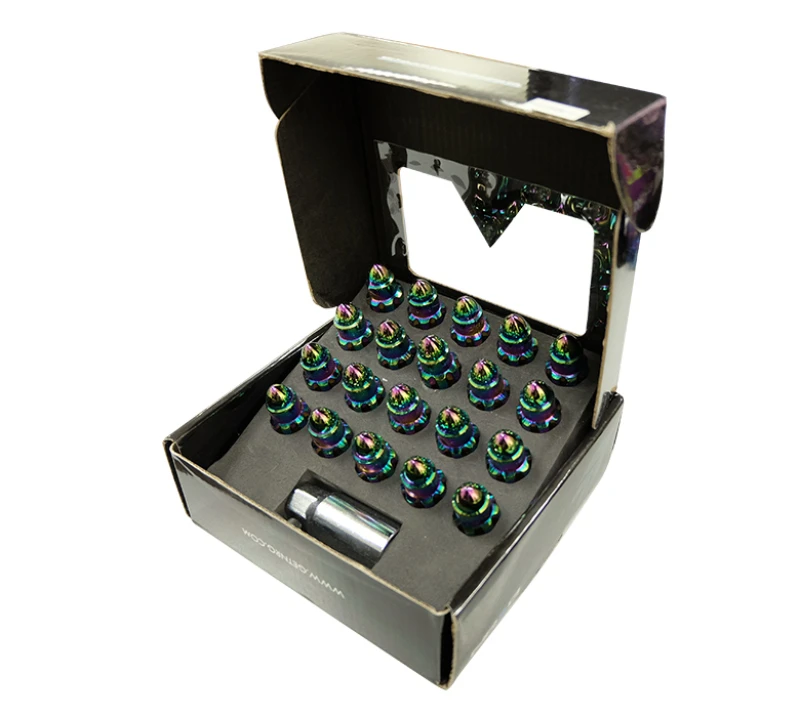 NRG 500 Series M12 X 1.5 Bullet Shape Steel Lug Nut Set