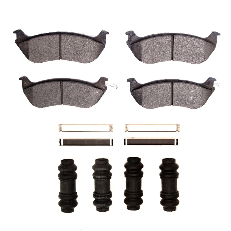 DFC 96-02 Ford Crown Victoria Rear 5000 Advanced Semi Metallic Brake Pads and Hardware Kit