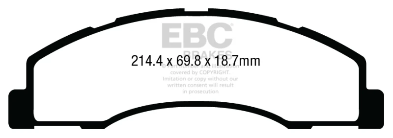 EBC 08+ Ford Econoline E150 4.6 Greenstuff Front Brake Pads