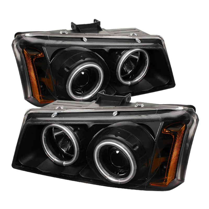 spyder_5030023-67976023aca4a Spyder Chevy Silverado 1500 03-06 Projector HeadlightsCCFLHalo LED Blk High H1 PRO-YD-CS03-CCFL-BK