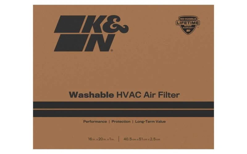 K&N HVAC Filter 16 X 20 X 1 Merv 8