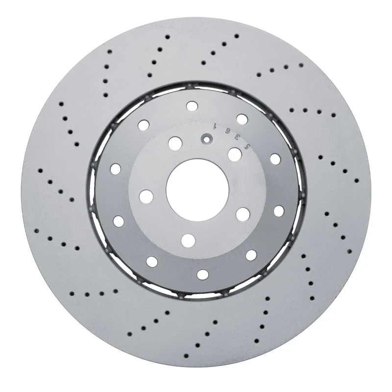 DFC 14-18 Audi RS7 Front Drilled Hi-Carbon Alloy Geomet Coated Rotor