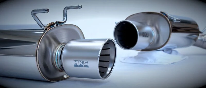 HKS Super Turbo Muffler Urban Matte Edition für 1989–1994 Nissan Skyline GT-R E-BNR32 RB26DETT