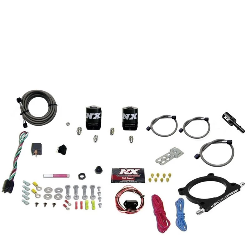 Nitrous Express 11-15 Ford Mustang GT 5.0L Hochleistungs-Nitrous-Platten-Kit (50-250PS) ohne Flasche