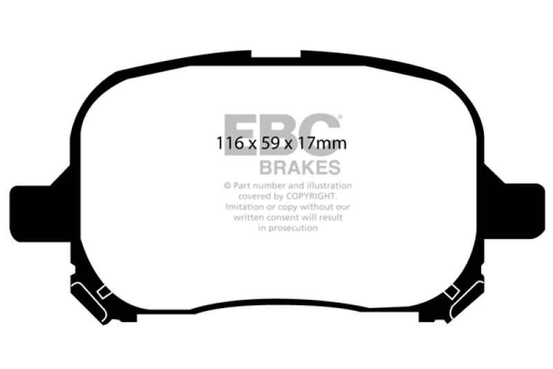 ebc_DP21133-67931f6ad4e03 EBC 97-99 Lexus ES300 3.0 Yellowstuff Front Brake Pads