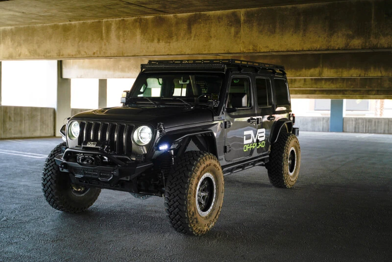 DV8 Offroad Light Bar Halter für 2018+ Jeep Wrangler JL