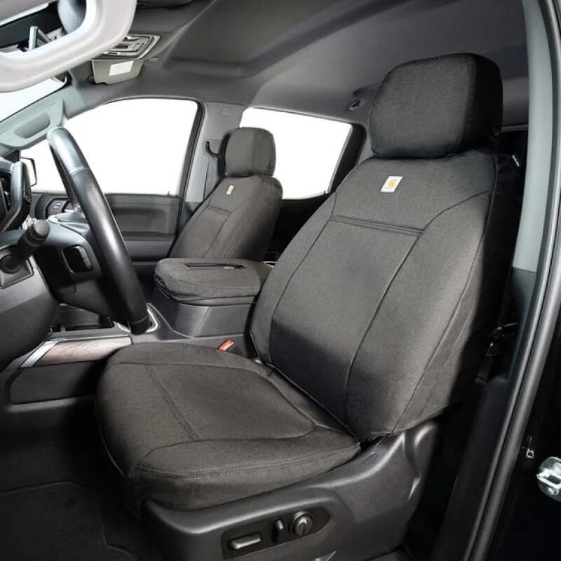 Covercraft 24-26 Toyota Tacoma Carhartt Super Dux PrecisionFit Custom 1st Row Seat Covers - Gravel