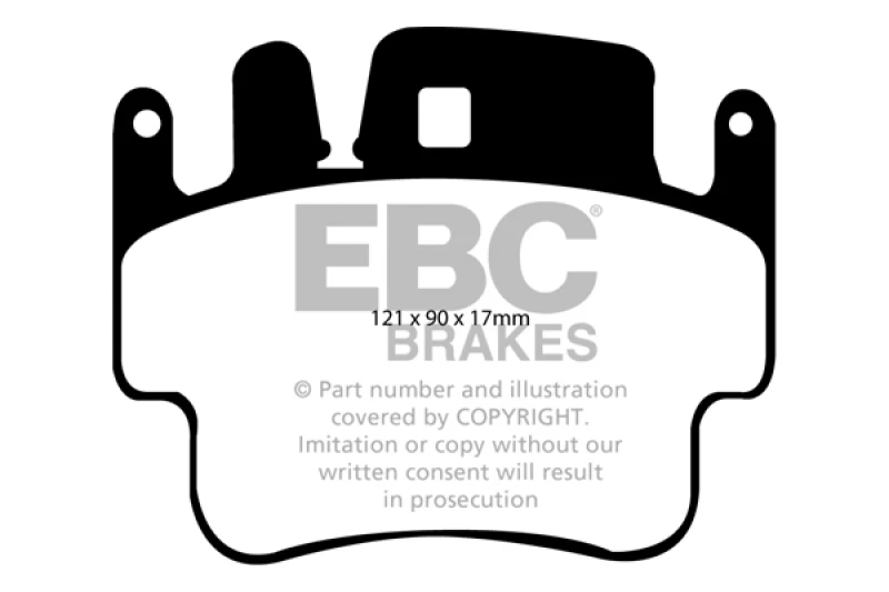 ebc_DP51514NDX-679320fb1be80 EBC 98-05 Porsche 911 996 3.4 Carrera 2 (Iron Rotor) Redstuff Frt Brake Pad (Check EBC Fit Guide)